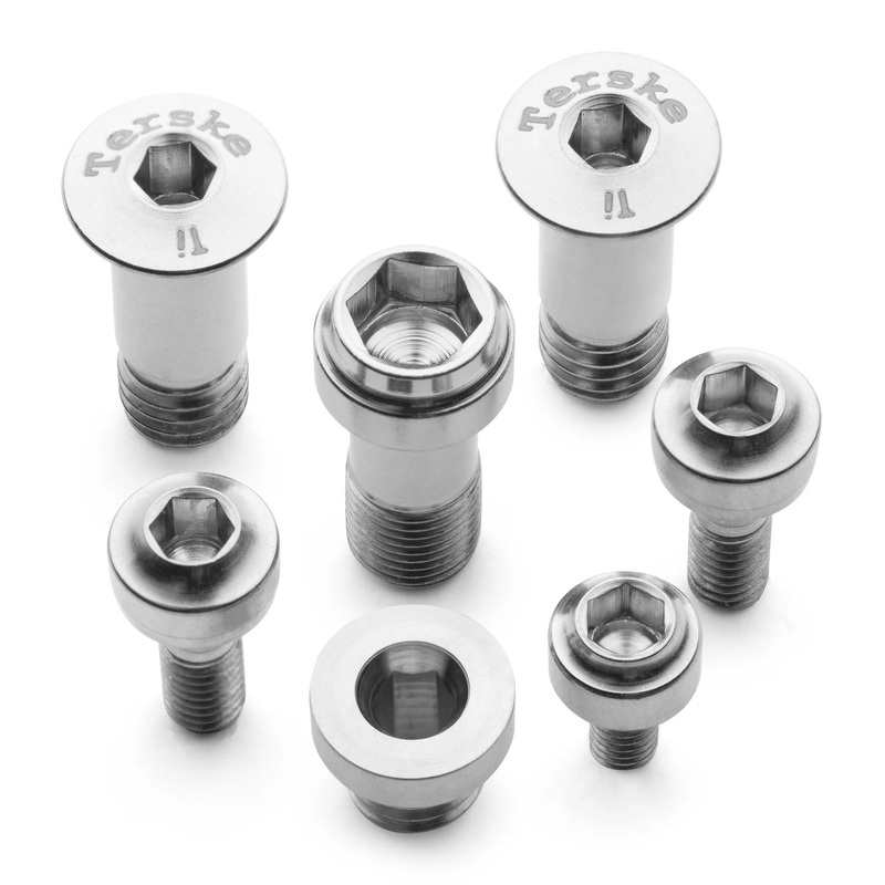 Terske Bolt Kit Rear Derailleur Transmission X Natural Ti