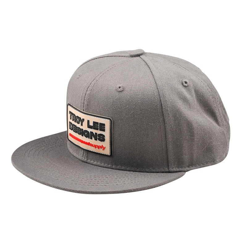 Troy Lee Designs Factory Flat Bill Snapback Hat – Smoke Blue Smoke Blue One Size