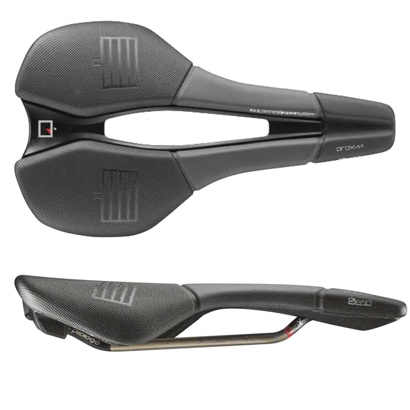 Bike Saddle Prologo Proxim W650 Performance – Tirox, Hard Black/Anthracite, 145 mm