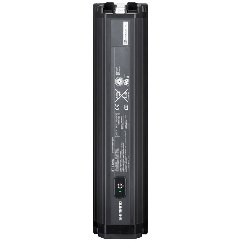 Shimano STEPS BT-E8035 Ebike Battery – Down Tube Mount, 504wh, 17.5Ah, 36V