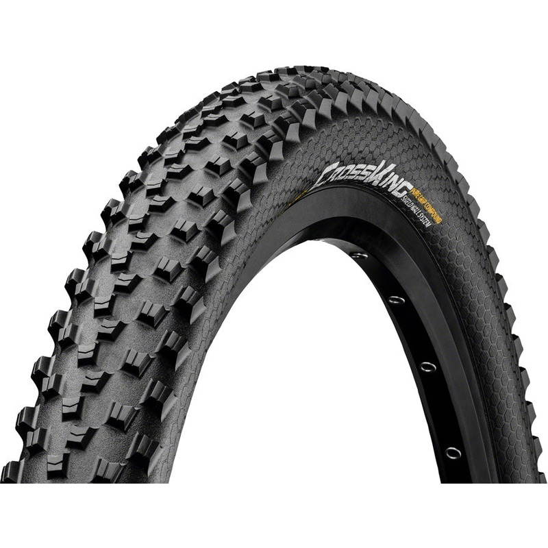 Continental Cross King Tire – 29 x 2.30, Tubeless, Folding, Black, PureGrip, ShieldWall System, E25