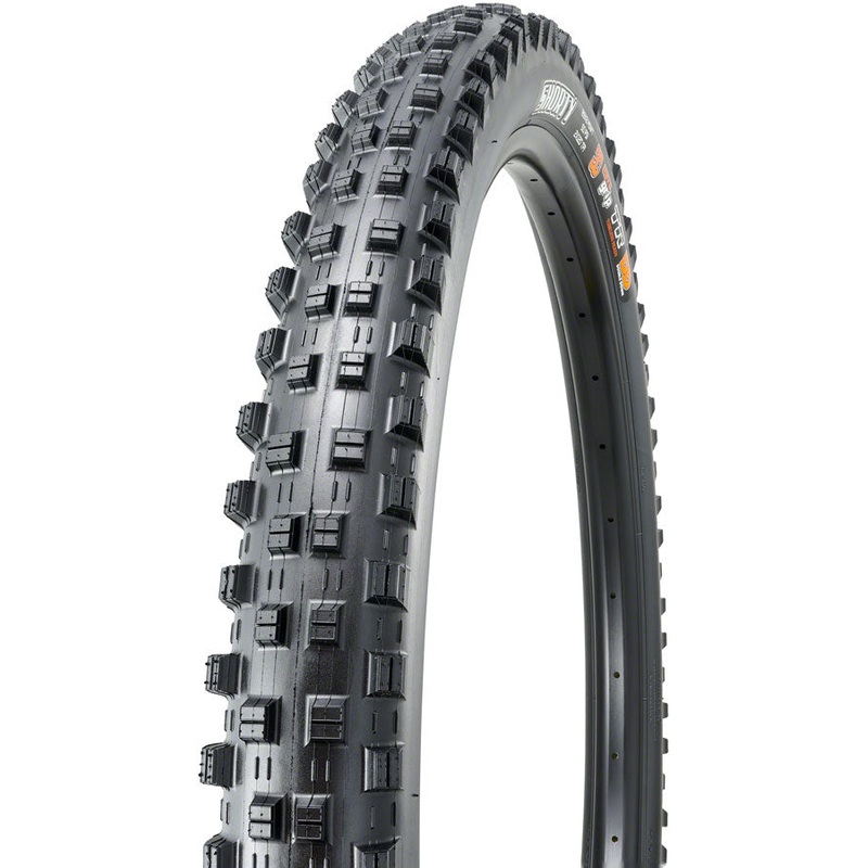 Maxxis Shorty Tire – 27.5 x 2.4, Tubeless, Folding, Black, 3C Grip, DoubleDown, Wide Trail