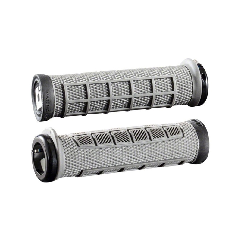 ODI Elite Pro Lock-On Bonus Pack MTB Grips – Graphite-Black Graphite – Black