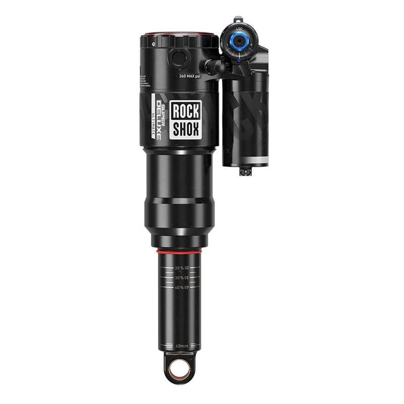 RockShox Super Deluxe Ultimate RC2T Rear Shock – 165 x 45 mm Linear Air 0 Neg/2 Pos Token Reb 55 / Comp 30 L/O4 Standard Trunnion C2