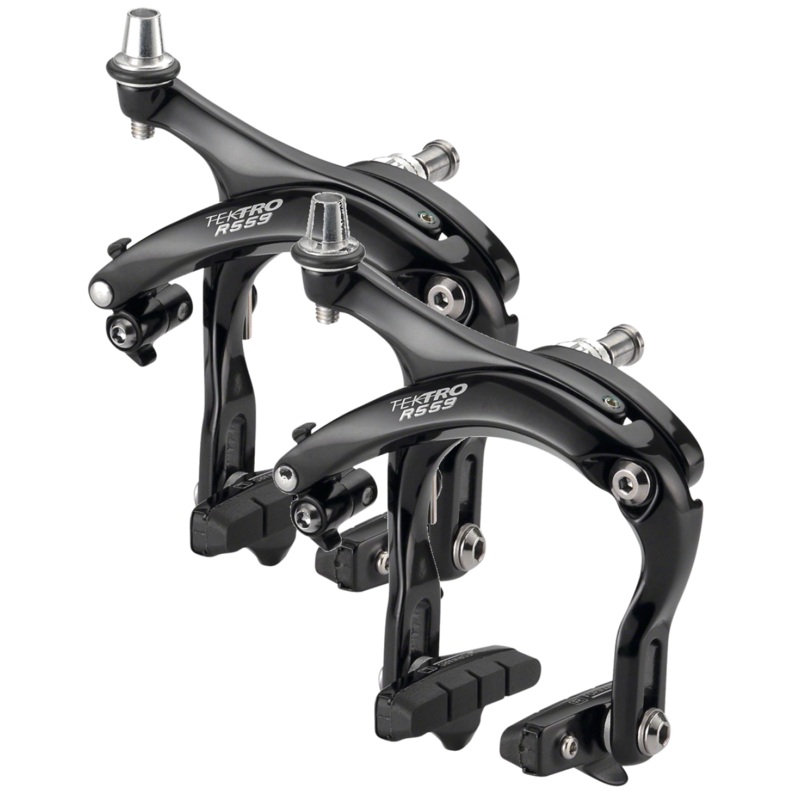 Tektro R559 Road Caliper Brake Set – Front & Rear Dual Pivot, Long Reach, Recessed Nut Mount