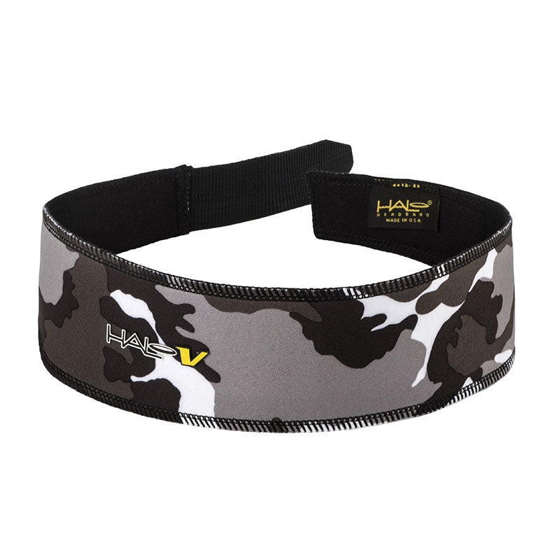 Halo V – Velcro Adjustable Headband – Camo Gray Camo Gray One Size