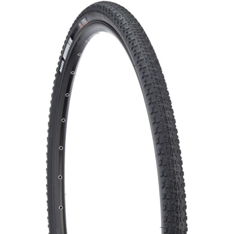 Maxxis Rambler 700c Folding Cyclocross/Gravel Tire – Black Black 45c 120TPI – (DC)Dual Compound – (TR)Tubeless Ready – (EXO)EXO Sidewall
