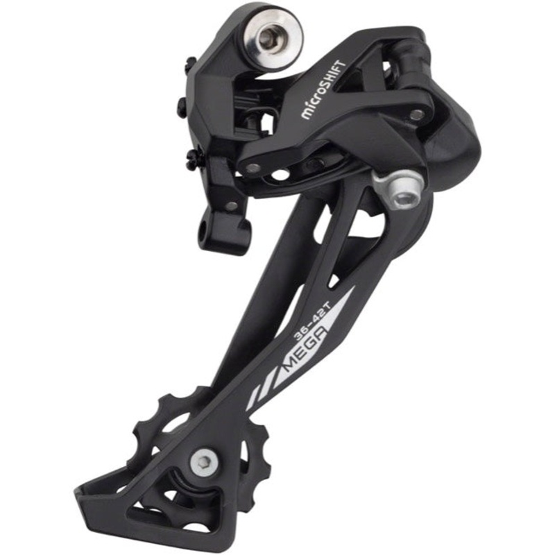 microSHIFT XLE 10 Spd MTB Rear Derailleur Black Long Cage