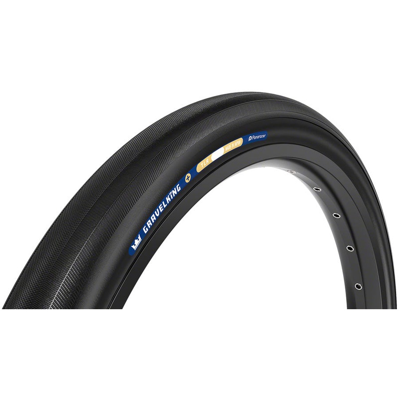 Panaracer GravelKing Slick Plus Tire – 700 x 40, Tubeless, Folding, Black RF740-GK-P-B2