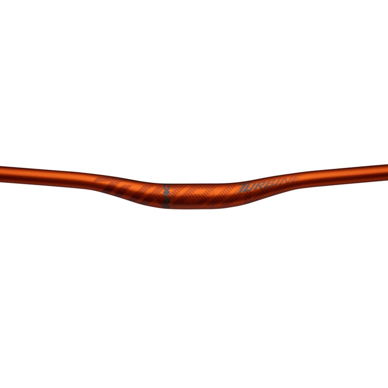 RaceFace Turbine 35 Alloy Riser Handlebar: 35 x 760mm 10mm Rise Orange