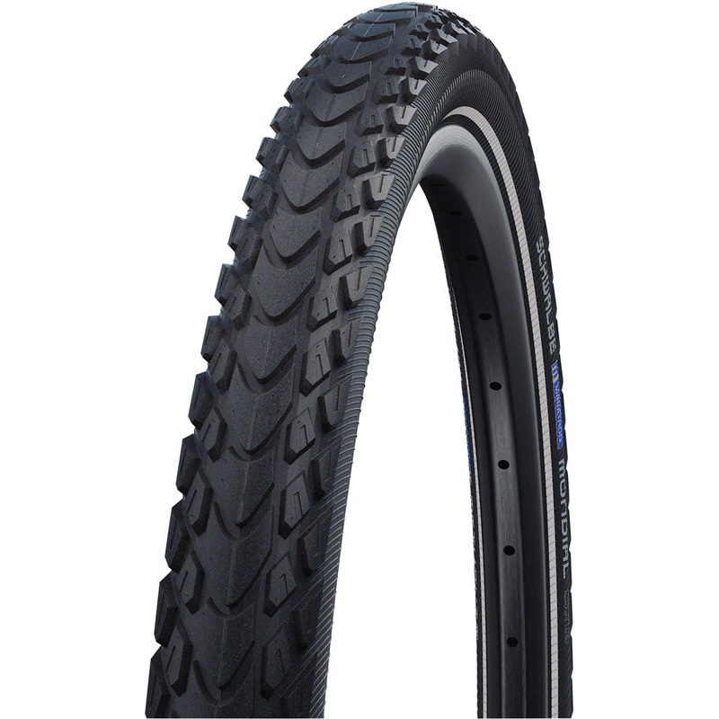 Schwalbe Marathon Mondial 700×35 Clincher Tire  Durable Touring & Hybrid Bike Tire with Evo Technology, Flat Protection, and Reflective Edge 700×35