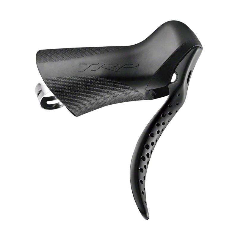 TRP Hylex RS Disc Brake and Lever – Rear, Hydraulic, 2-Piston, Flat Mount, Black