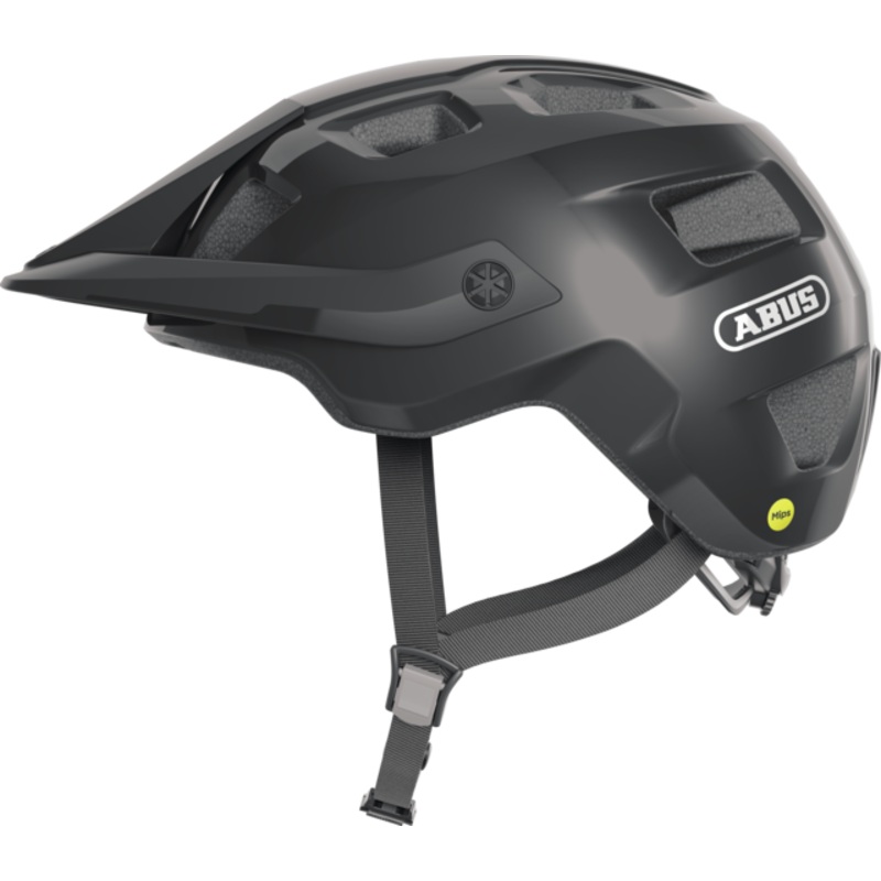 Abus Motrip MIPS MTB Helmet – Shiny Black Shiny Black Small/Medium