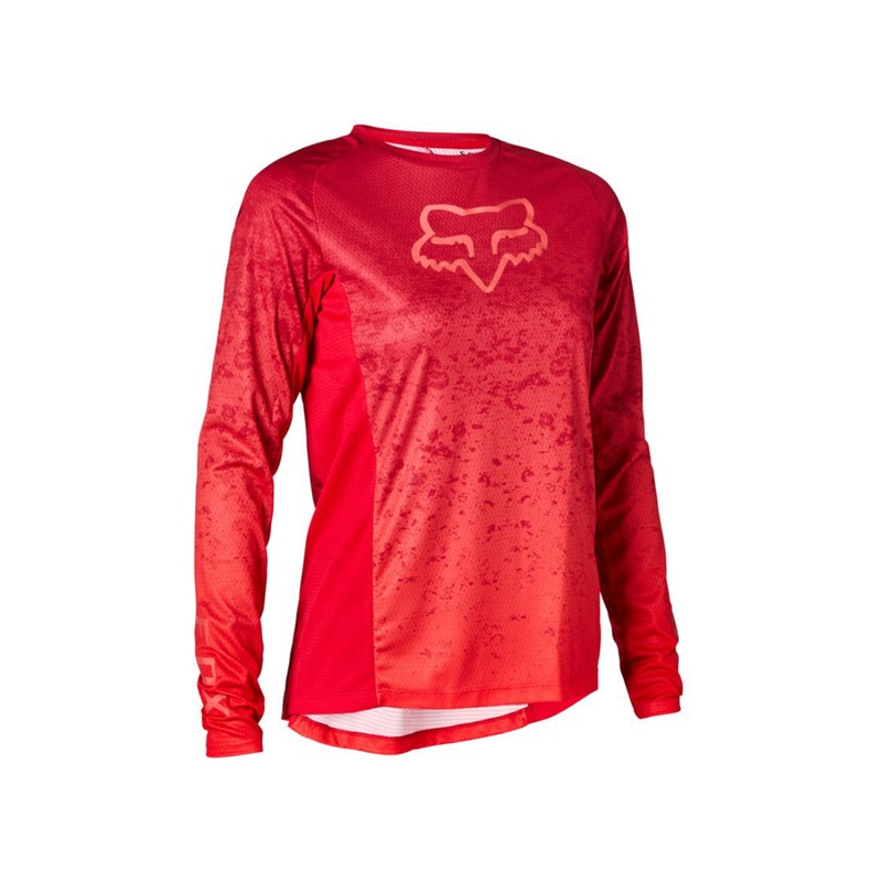 Fox Racing Defend Long Sleeve MTB Jersey – Lunar Capsule – Womens – Berry Punch Berry Punch X-Small