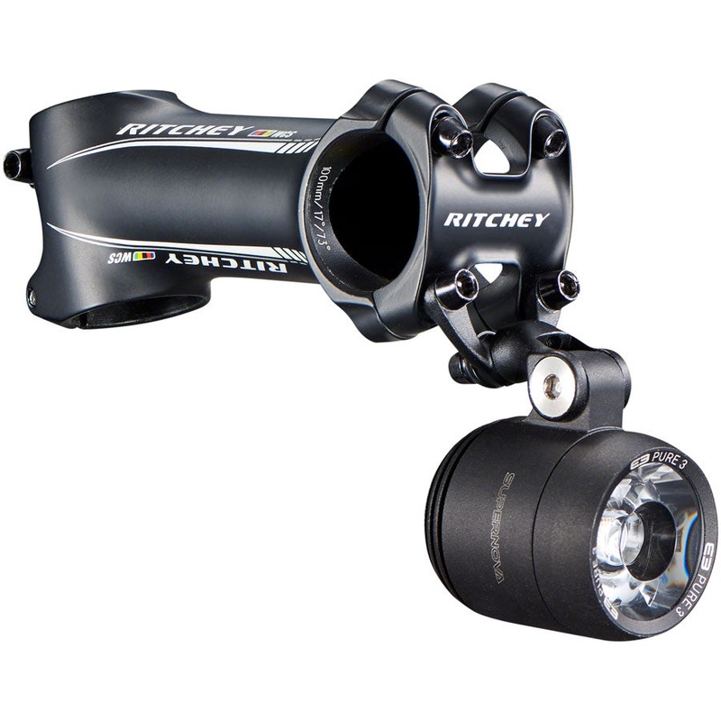 Ritchey Universal Stem Face Plate Accessory Mount: Supernova, Black