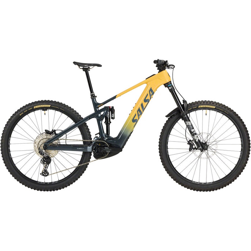 Salsa Notch C Deore 12 Ebike – 29″, Carbon, Slate / Apricot, X-Large