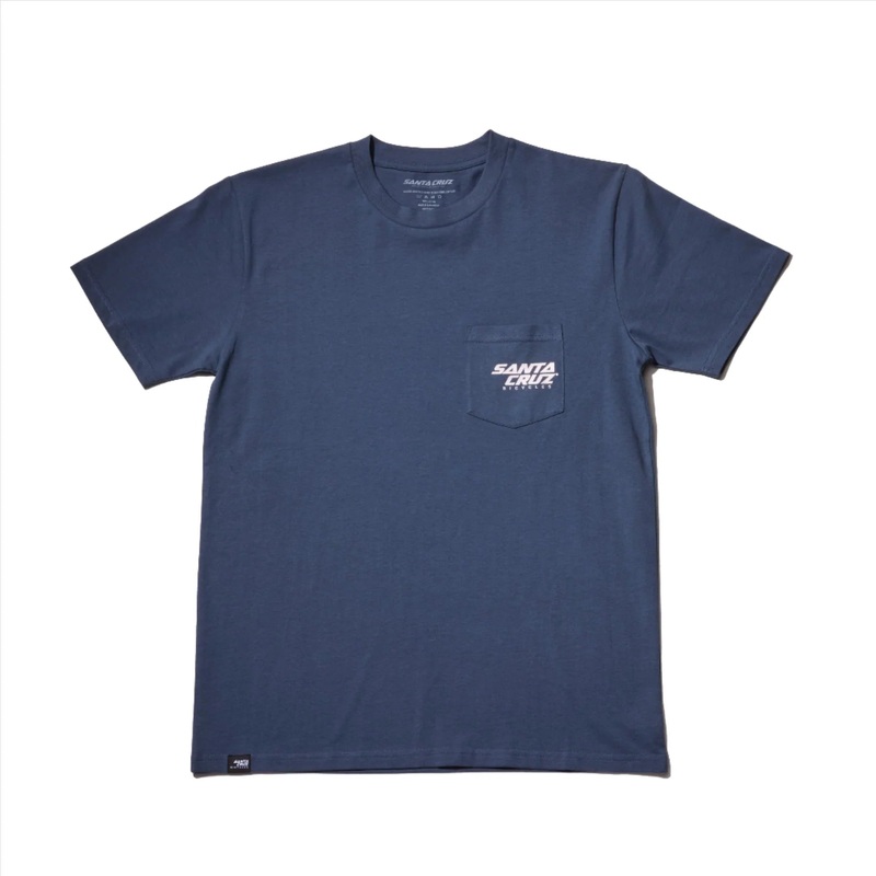 Santa Cruz Stash Pocket Tee – Maritime Blue Maritime Blue Small
