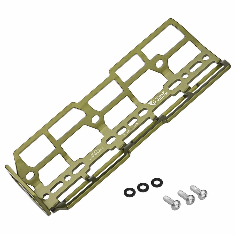 Wolf Tooth Components Morse Cargo Cage – Olive Olive Each