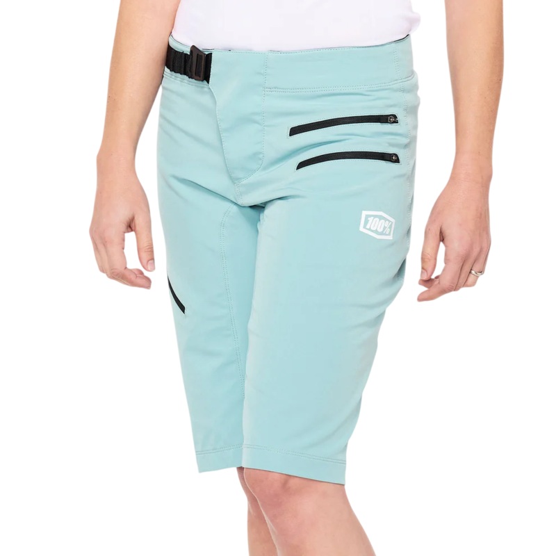 100% Airmatic MTB Short – Womens – Seafoam Seafoam Small