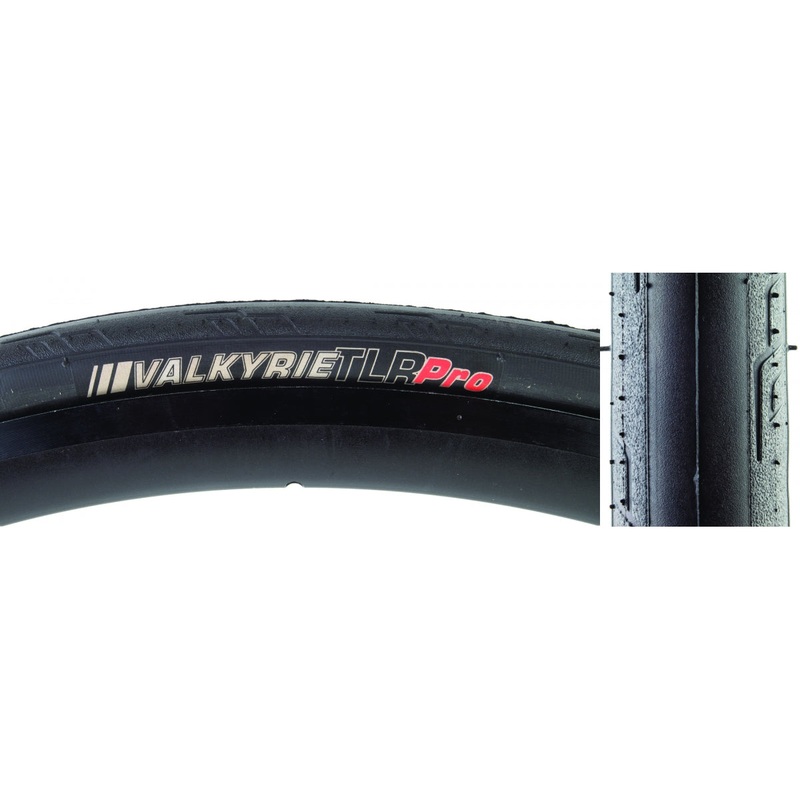 Kenda Valkyrie Pro 700×25 Tubeless TPI 125 Black/Black Reflective Road Tire 214011