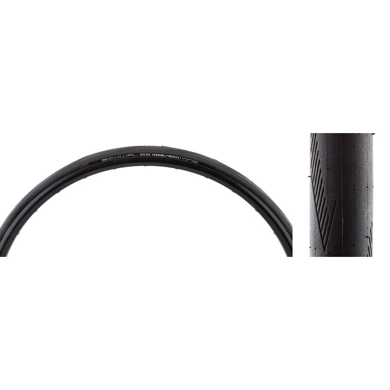 Schwalbe One Tire – 700 x 30 Tubeless Folding BLK Performance Line RaceGuard Addix