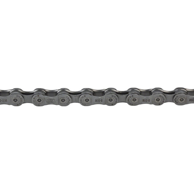 Shimano STEPS CN-E6070-9 Ebike Chain – 9-Speed Gray Gray