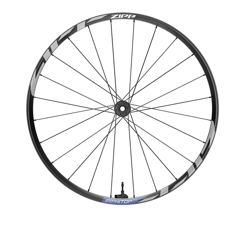 Zipp 1ZERO HITOP SW Tubeless Disc Brake Center Lock 29 Front 24Spokes 15x110mm Boost w/ RS Torque Caps SID Blue Graphic A1 (TyreWiz V2 included)