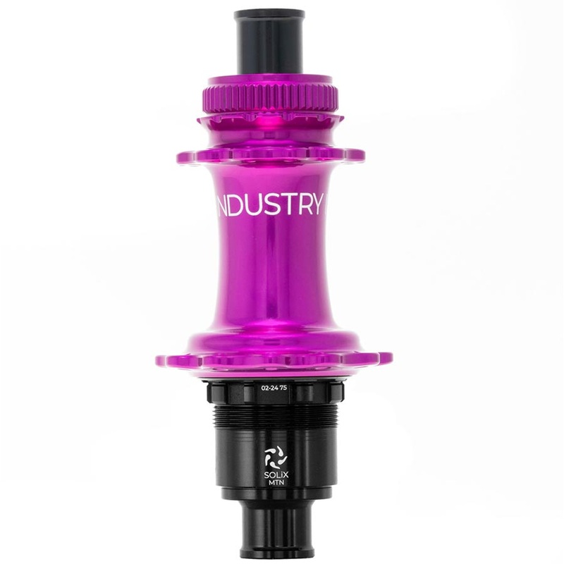 Industry Nine Solix M Classic Rear XD Disc Hub Rear 28H 12mm TA 148mm SRAM XD Purple