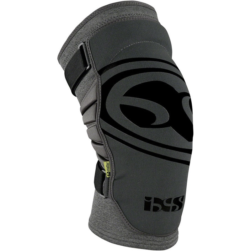 iXS Carve Evo+ Knee Pads: Gray MD