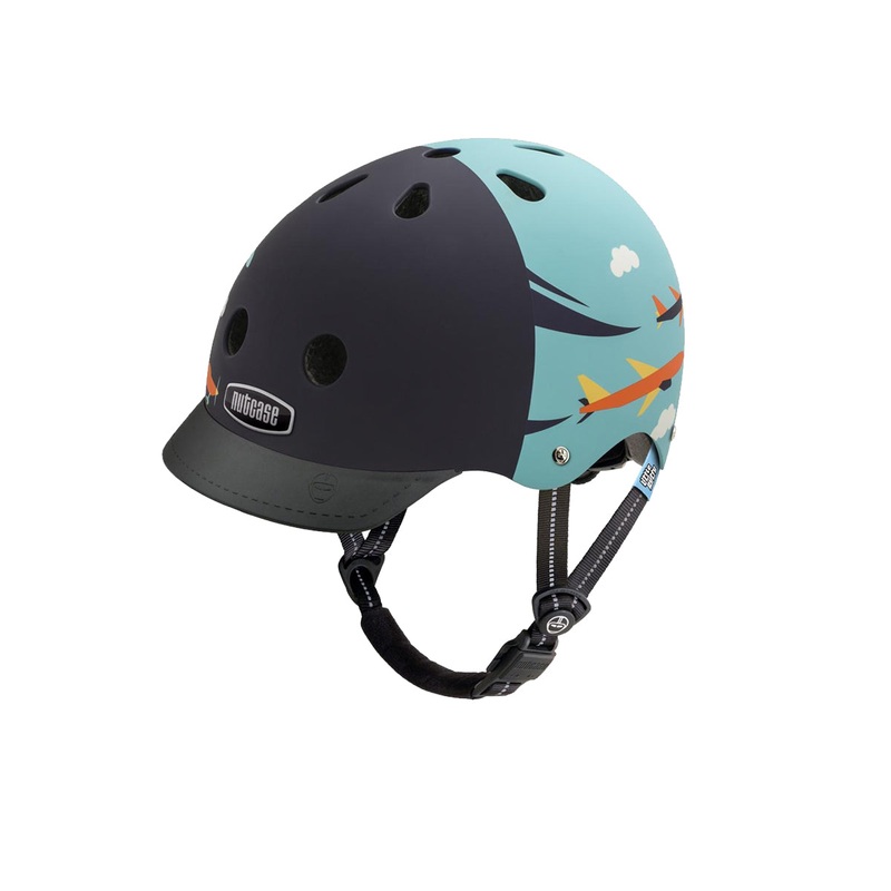 Nutcase Little Nutty Sky Flyer Matte Helmet Navy – Blue X-Small