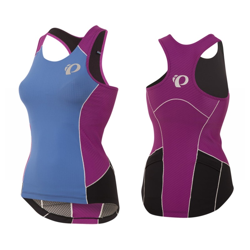 Pearl Izumi Elite Pursuit Tri Tank – Womens – Sky Blue-Purple Wine Sky Blue – Purple Wine Large