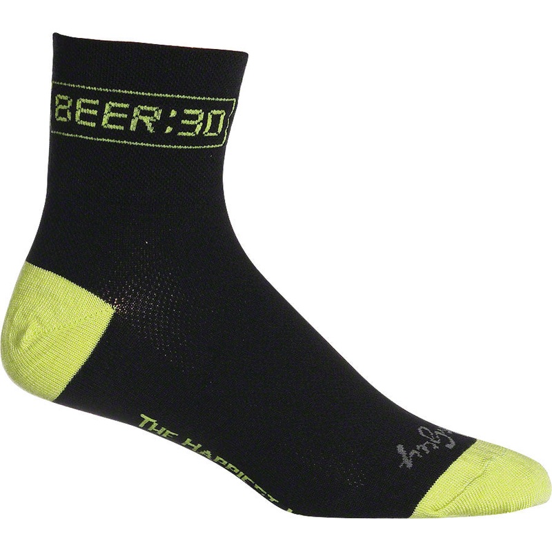 SockGuy Beer:30 Sock: Black LG/XL