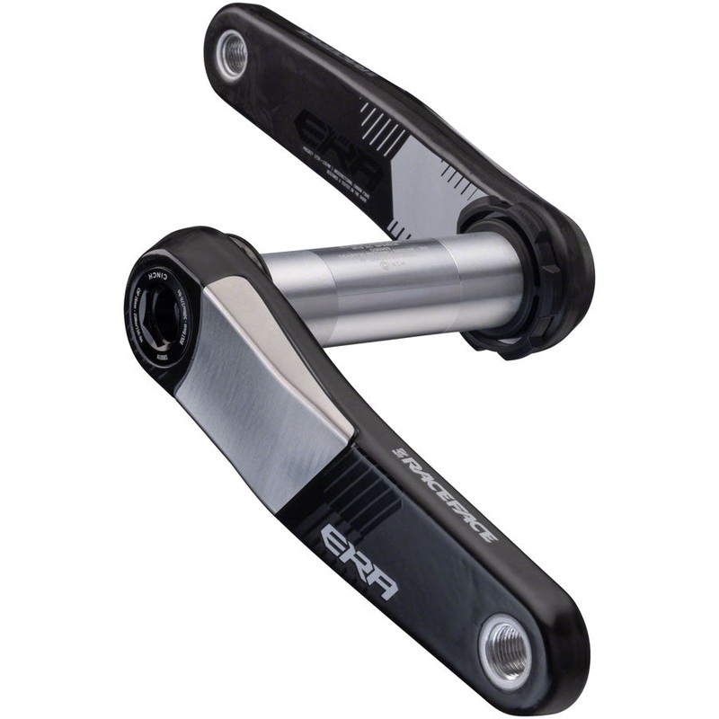 RaceFace Era Crankset – 175mm, Direct Mount, 136mm Spindle with CINCH Interface, Carbon, Black