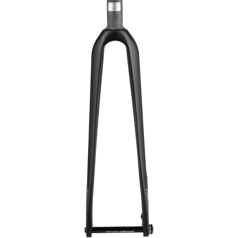 Ritchey WCS Carbon Road Disc Fork – 1-1/8″ 46mm Rake Flat Mount  12mm Thru x 100mm BLK