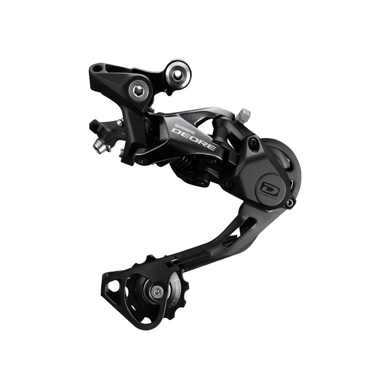 Shimano Deore M6000 Shadow+ 10 Spd MTB Rear Derailleur Black Long Cage