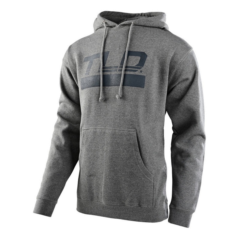 Troy Lee Designs Speed Logo Pullover Hoodie – Gunmetal Heather Gunmetal Heather Small