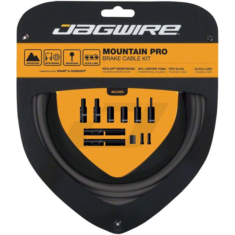 Jagwire Mountain Pro Brake Cable Kit – SRAM/Shimano – Ice Gray Ice Gray