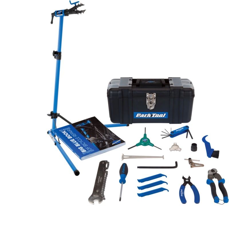 Premium Bicycle Maintenance Bundle: Folding Workstand & Professional Tools for Home Repair
