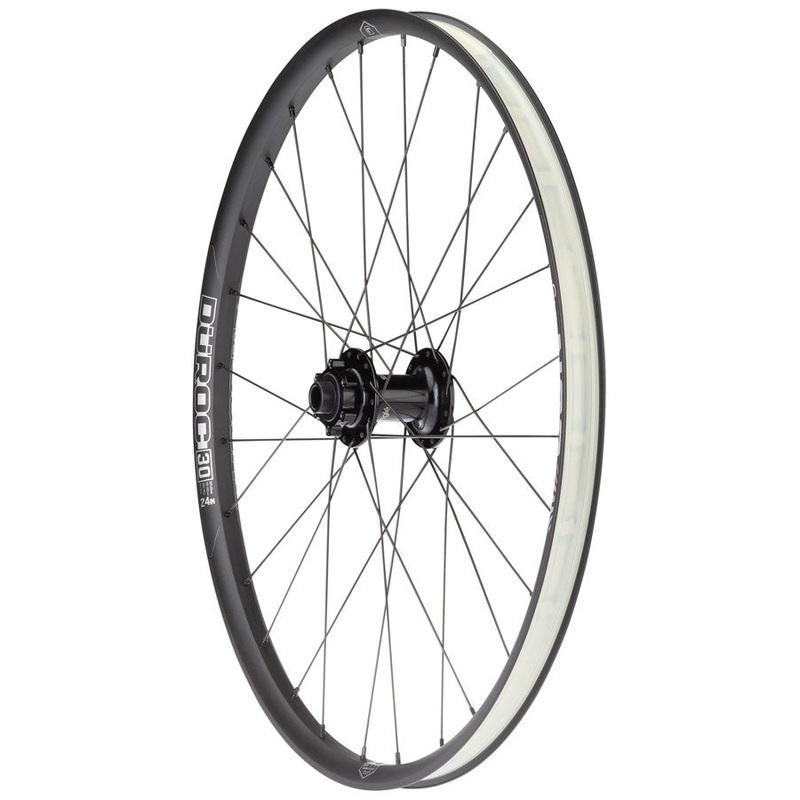 Sun Ringle Duroc 30 JUNIT Front Wheel – 24″ 15/QR x 100mm 6-Bolt Black