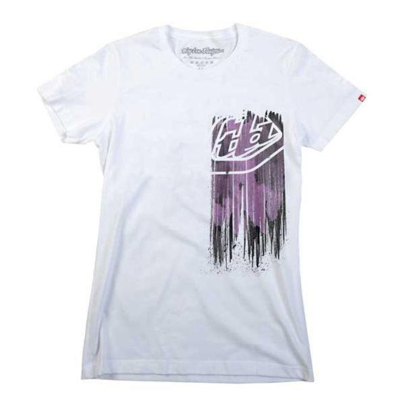 Troy Lee Designs Faded Tee – Womens – White White Medium