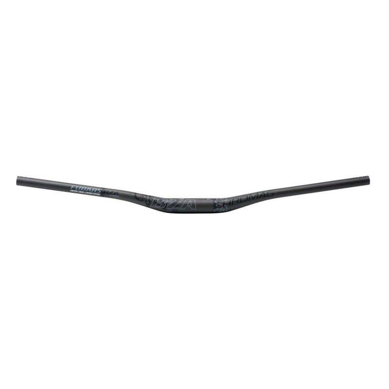 BZA Carbon Riser Handlebar Black/Grey 35mm 15mm