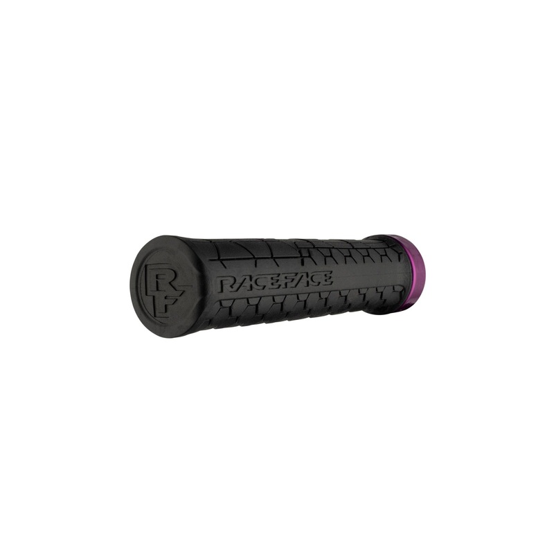 Race Face Getta Grip Lock-On Grips, 30mm, Black/Purple