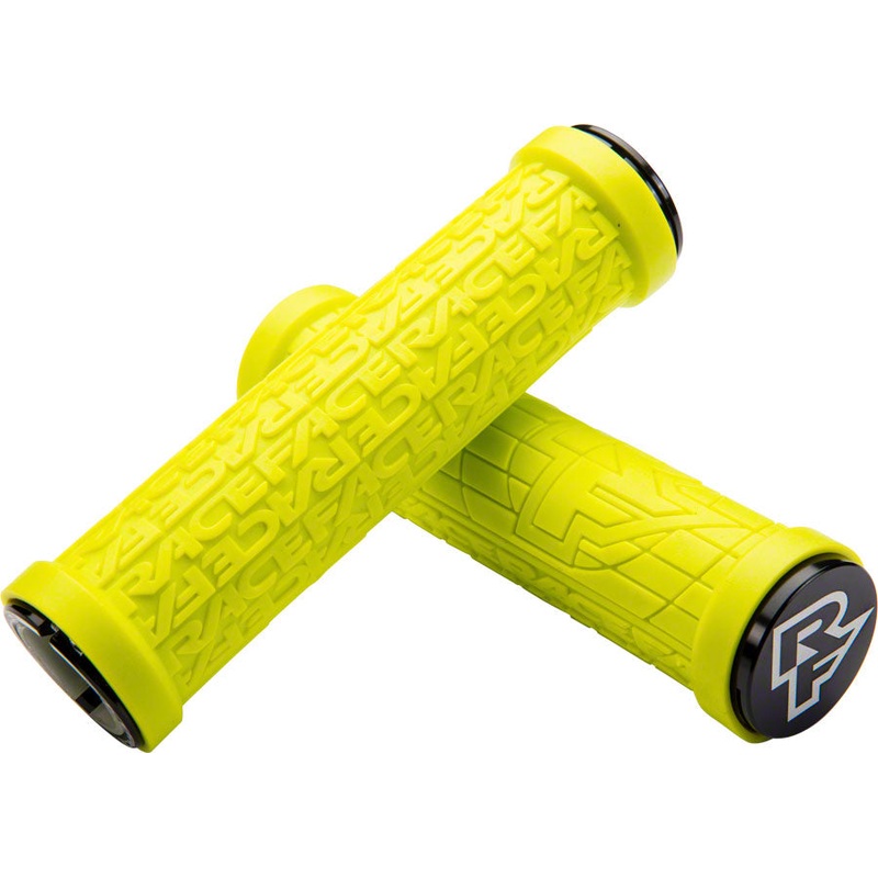 RaceFace Grippler Grips – Yellow, Lock-On, 33mm