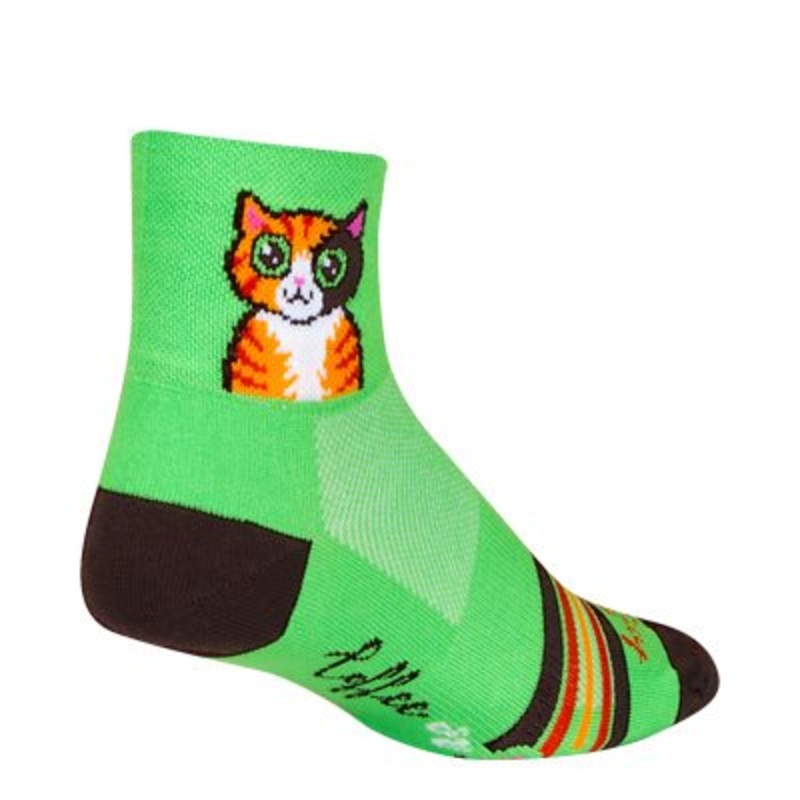 SockGuy Classic 3″ Cuff Sock – Catbuzz Catbuzz Large/X-Large