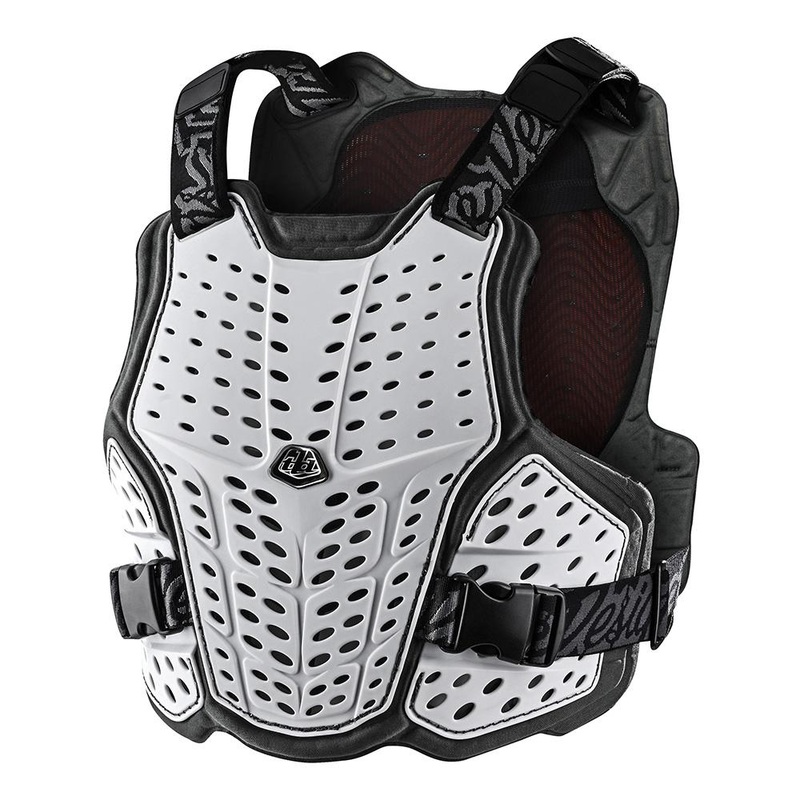 Troy Lee Designs Rockfight CE Flex Chest Protector – White White X-Small/Small