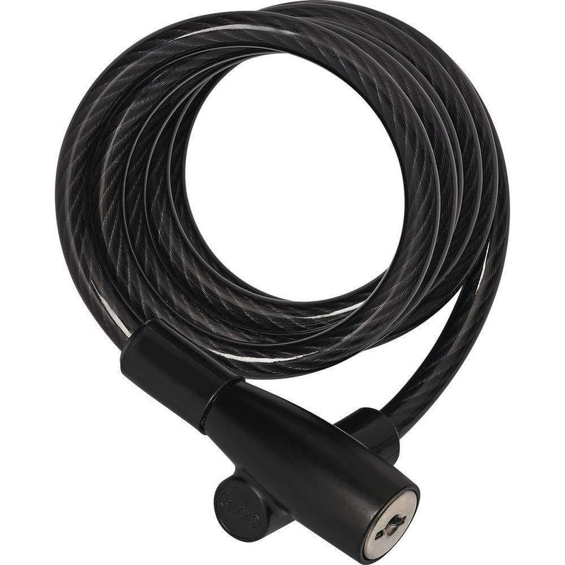 ABUS 1950 Cable/Key Lock – Black Black