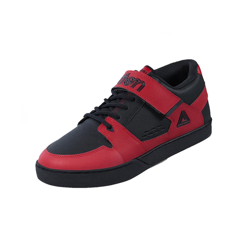 Afton Vectal Clipless MTB Shoe – Black-Red Black – Red US 7