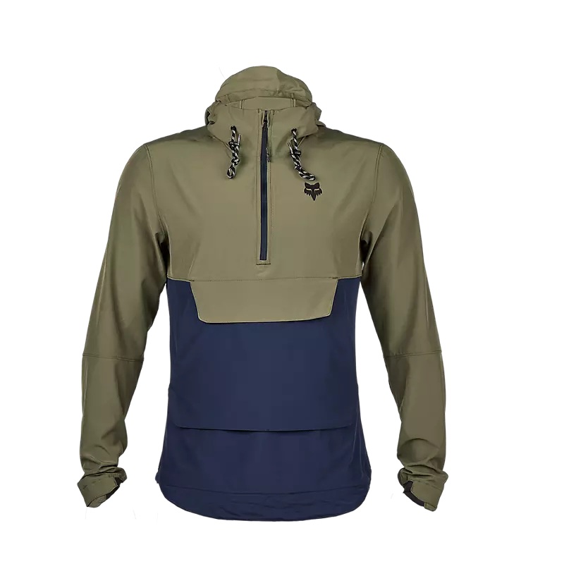 Fox Racing Ranger Wind Pullover – Olive Green Olive Green Small