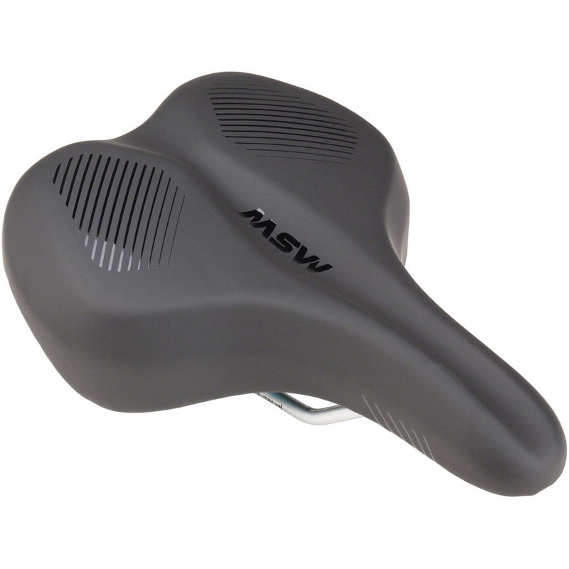 MSW SDL-192 Spin Fitness Saddle – Steel Black