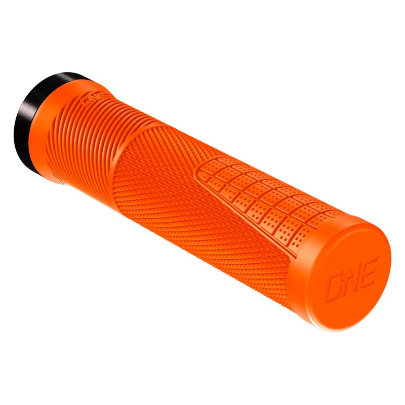 OneUp Thin Lock-On MTB Grips – Orange Orange